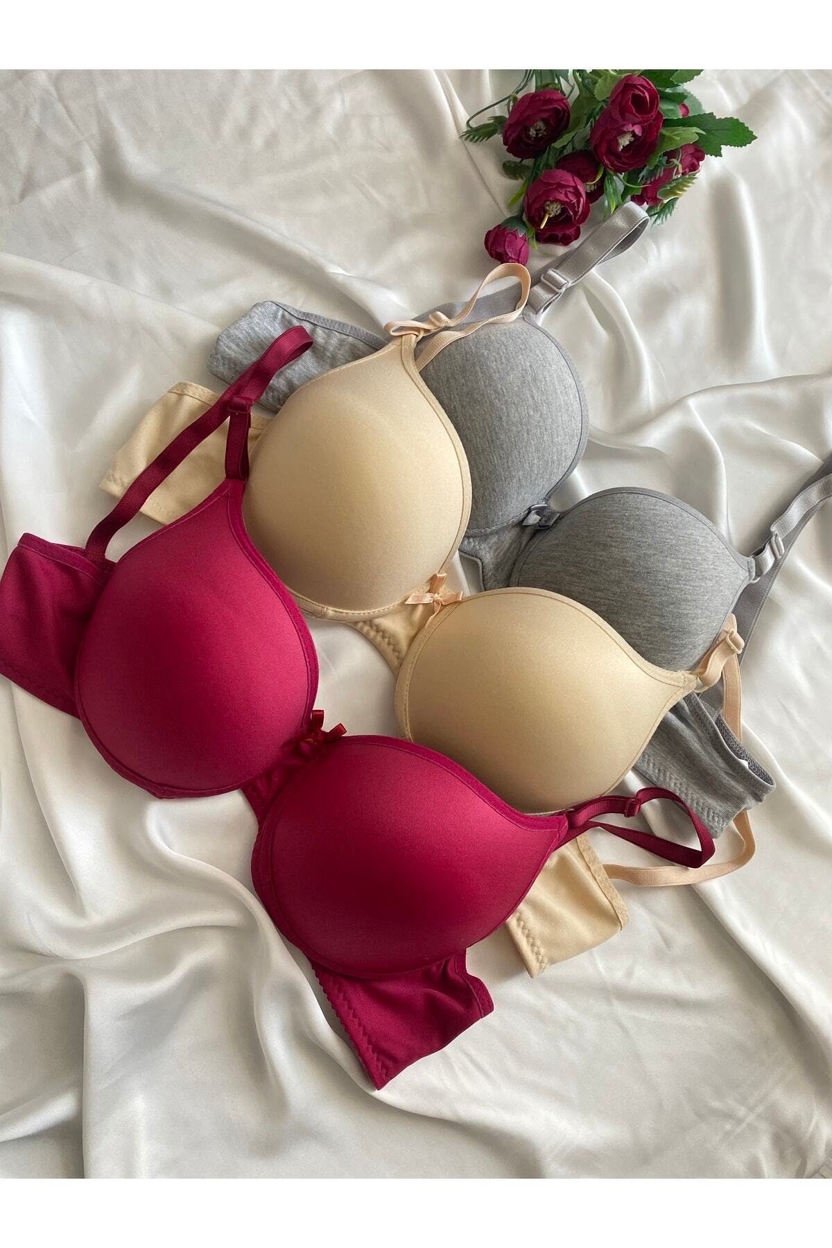 Women's Filled Underwire Micro 3-Piece Bra