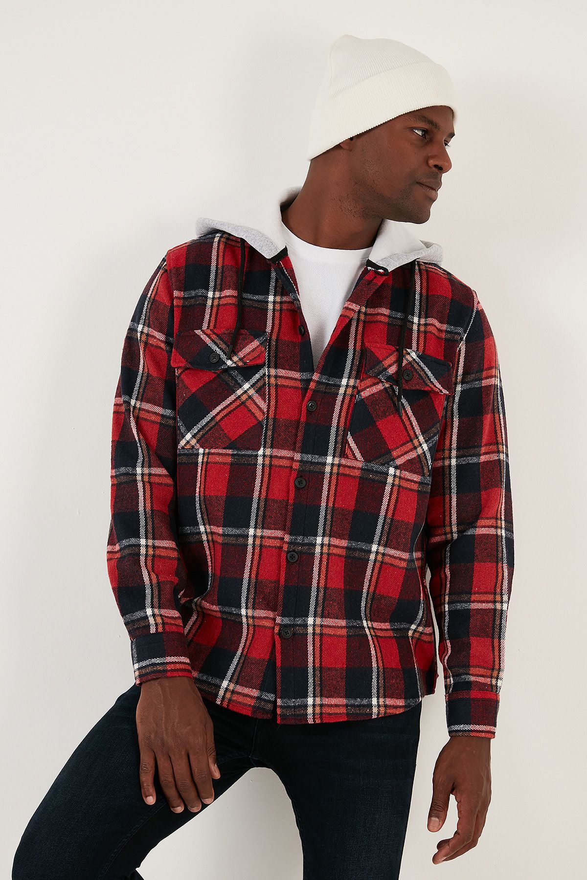 Hooded lumberjack new arrivals shirt