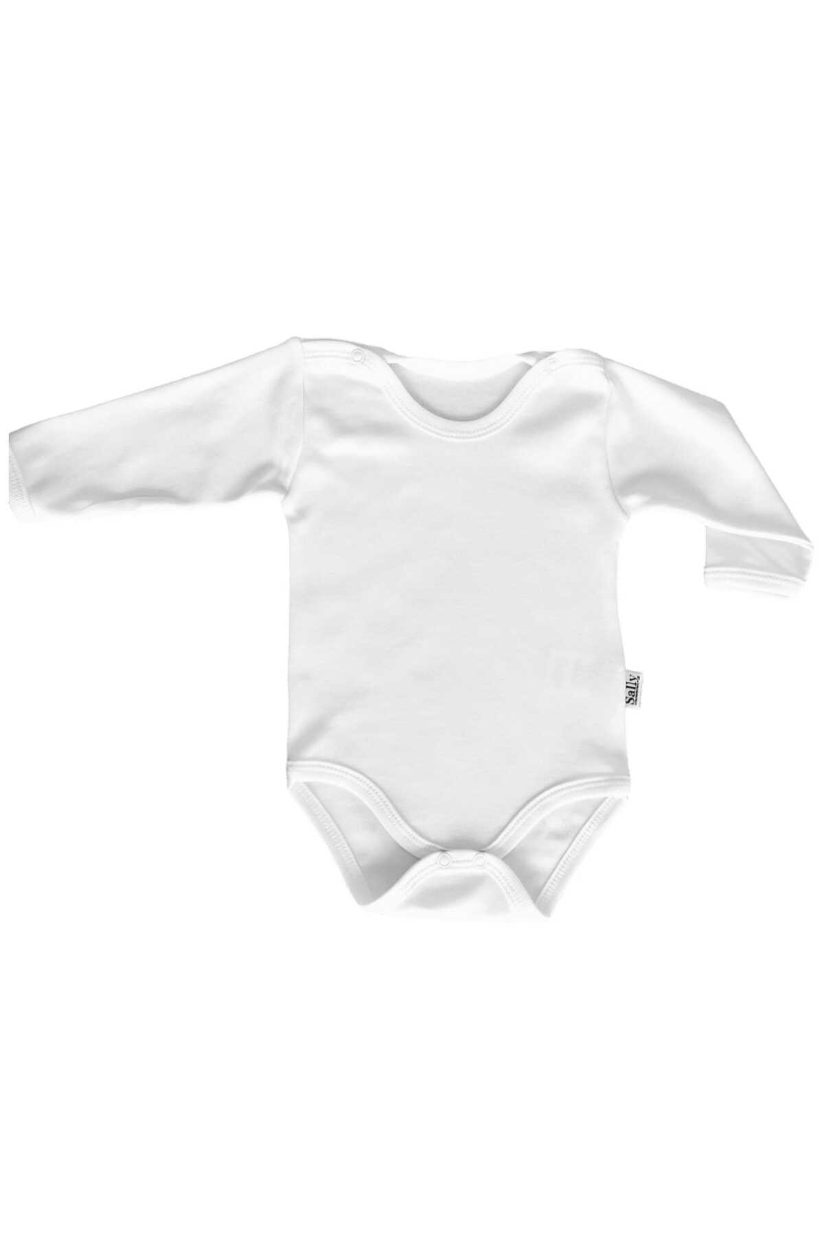 بادی نوزادی دخترانه سفید sally baby | TYCUWUFNGN170405842733655 اورجینال - تصویر 2