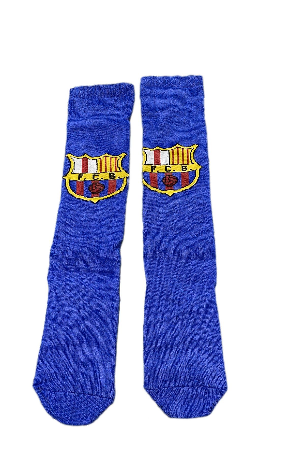 Suq giyim-Barcelona 2 Pack Children's Football Socks and Leggings 3