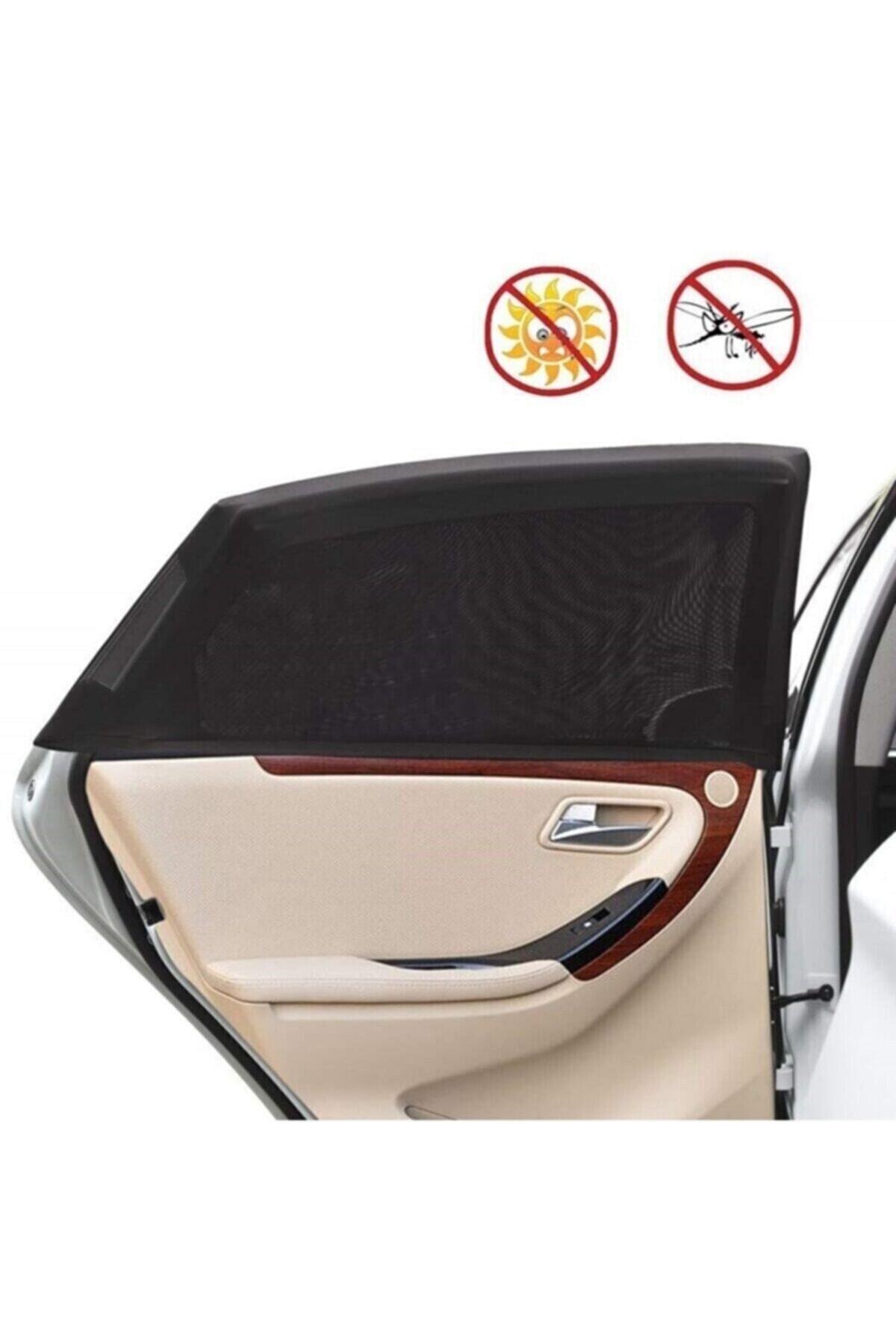 Ankaflex 2 Adet Araba Oto Arka Yan Cam Için Güneşlik Bebek Emzirme Perdesi fotoğrafı 3 (önizleme)
