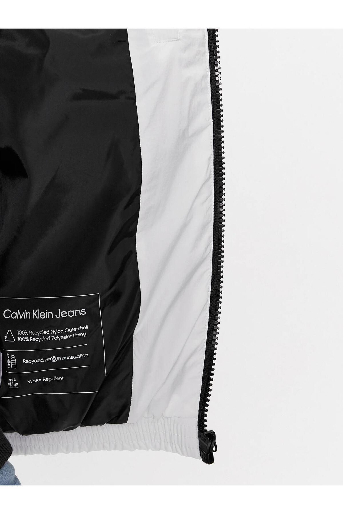 Black and white sales calvin klein jacket