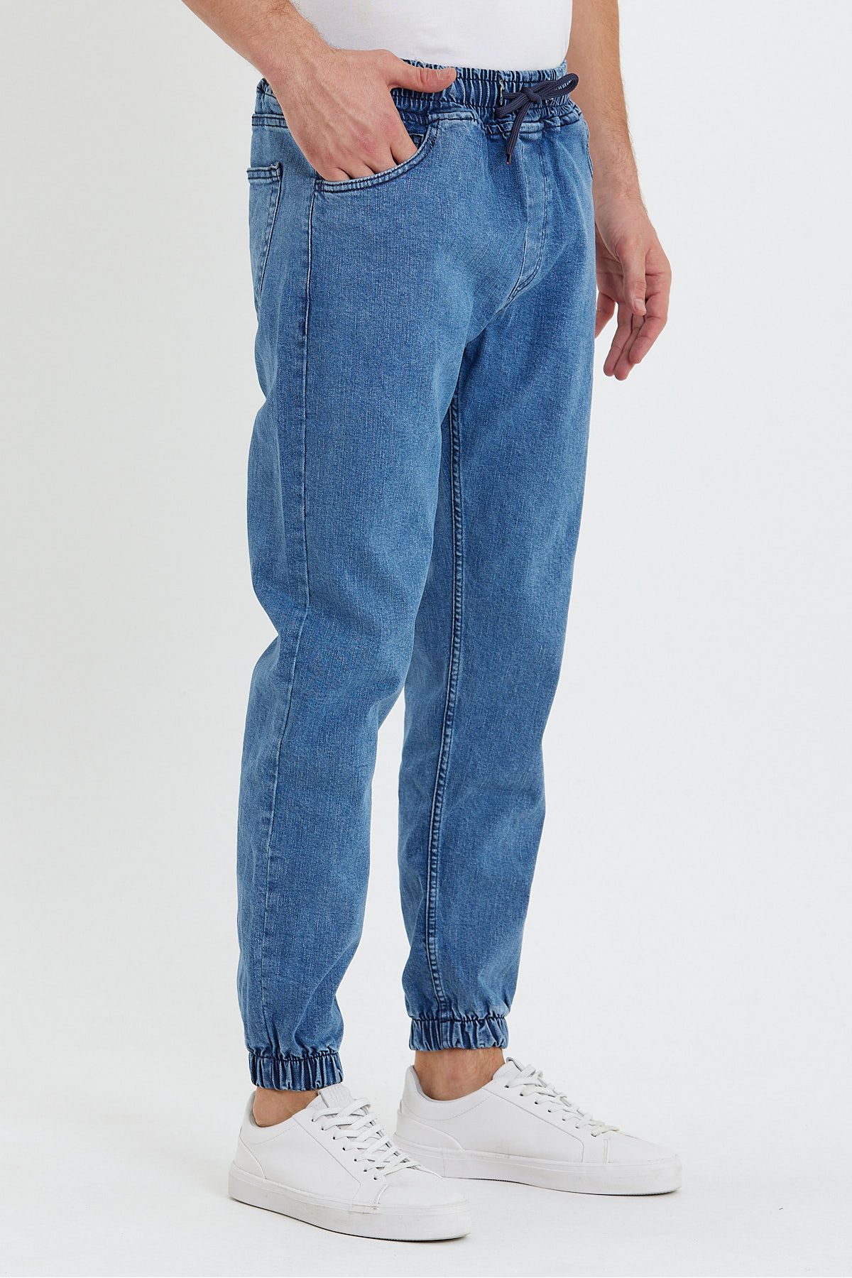 DAMGA JEANS Erkek Denim Rahat Street Style Gen Jean Casual k