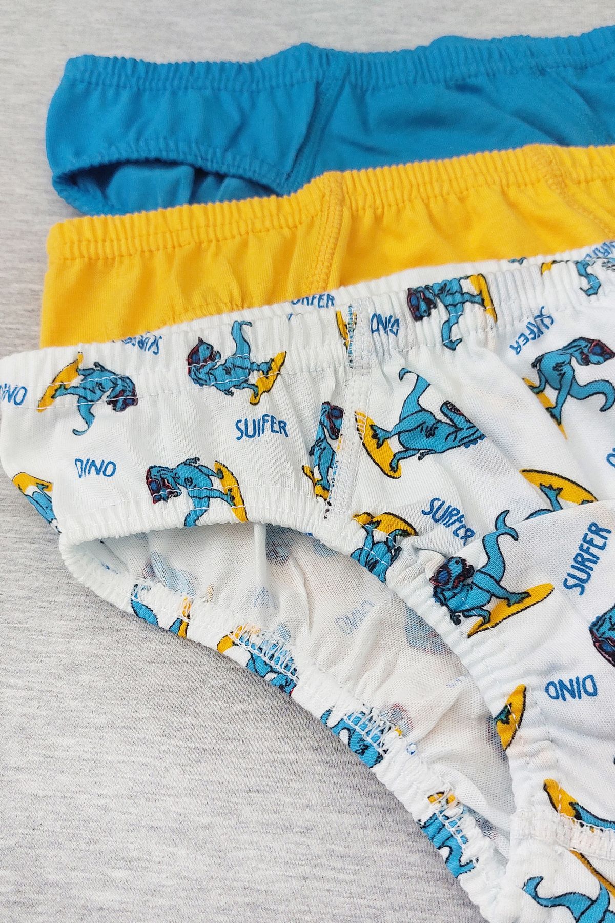 Sensu-Set de chiloți din bumbac din 3 piese pentru băieți - Kids1000 4