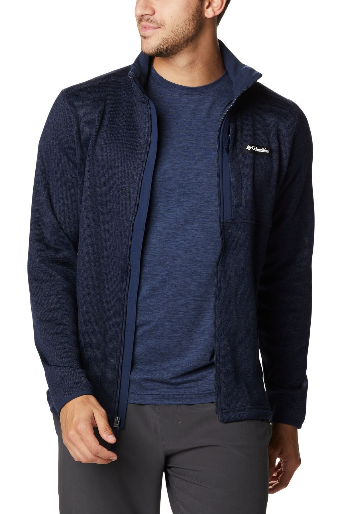 Blue top columbia fleece