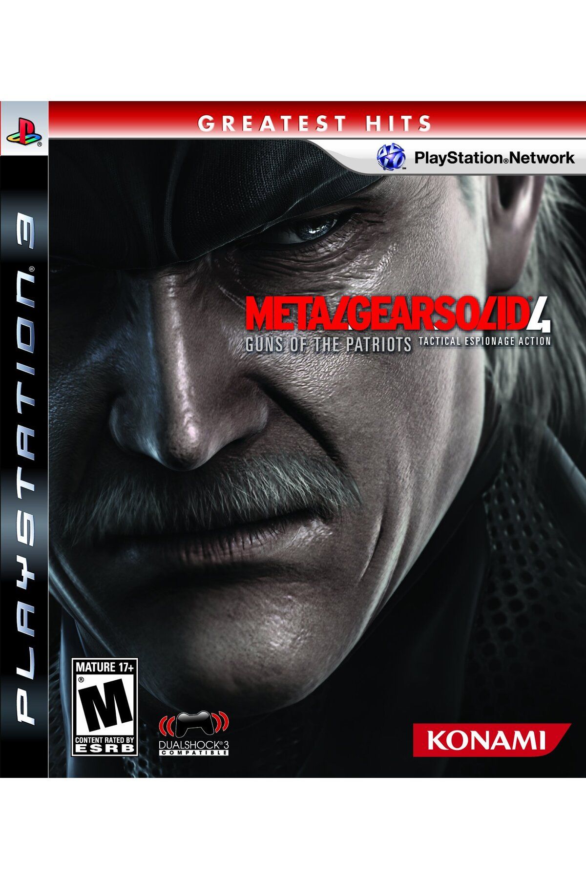 KONAMI Metal Gear Solid 4 Guns of the Patriots PS3 Oyunu Teşhir Ürün Kutulu Oyun