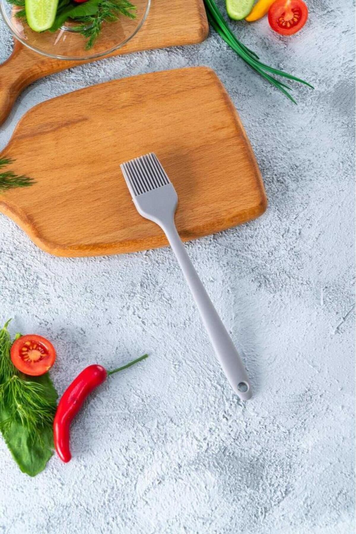 ACAR GRİ SİLİKON YUMURTA FIRÇASI 21CM