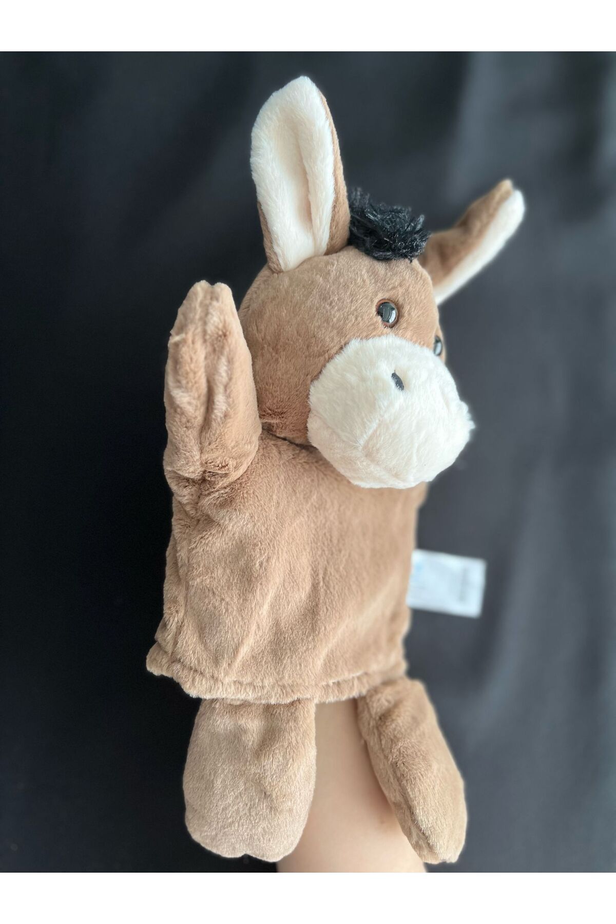 Rubi-Donkey Hand Puppet Plush Hand Puppet Cute Donkey Plush Hand Puppet Toy 3