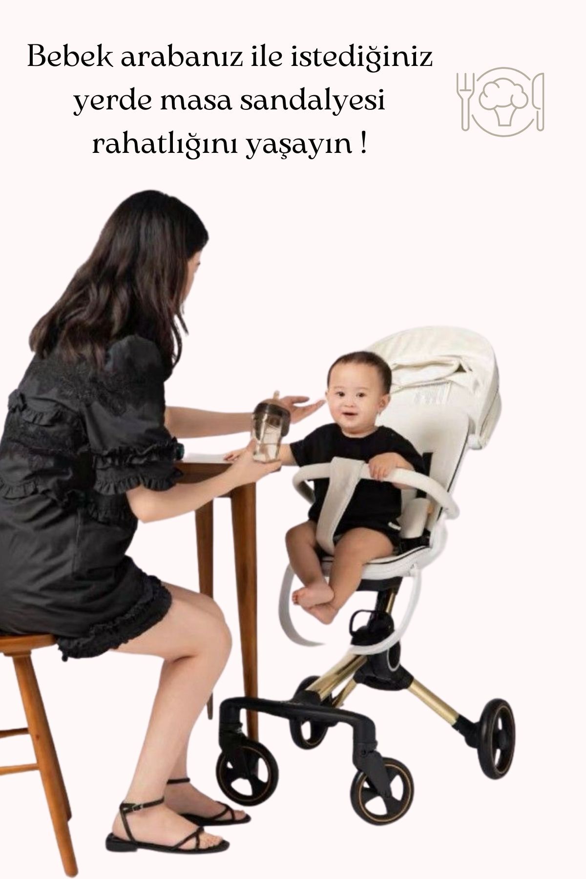 QPLAY RITTER 360 DERECE DÖNEBİLEN LIGHT NIGHT / HAREKET SENSÖRLÜ BEBEK ARABASI fotoğrafı 6 (önizleme)