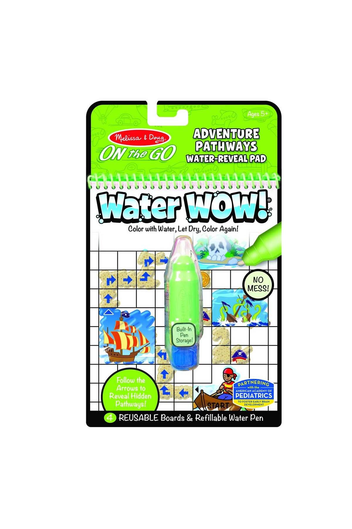 اسباب بازی های آموزشی Melissa Doug آب وای کتاب رنگ آمیزی راه ماجراجویی Melissa & Doug