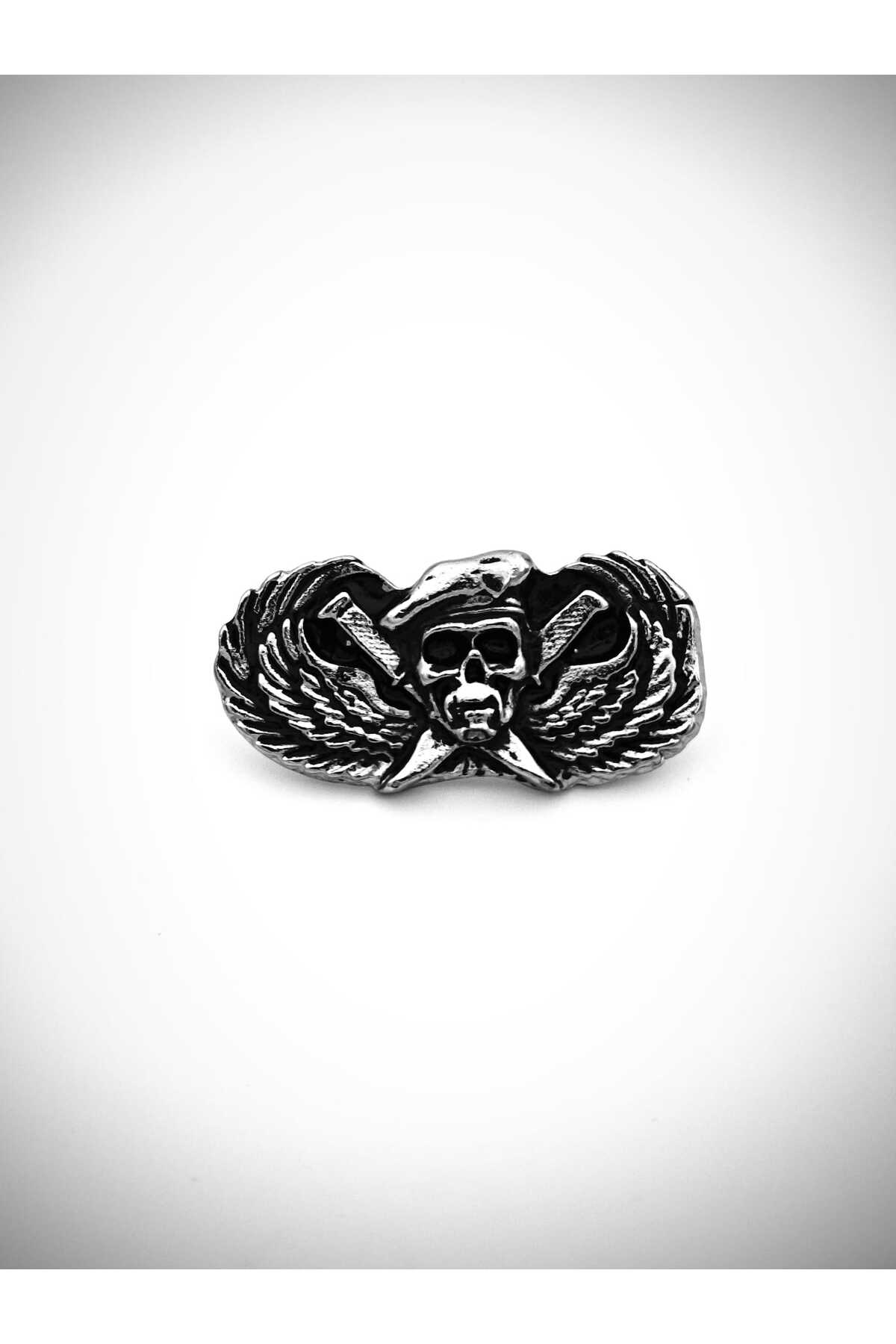 Fearless Rider Metal Biker Badge