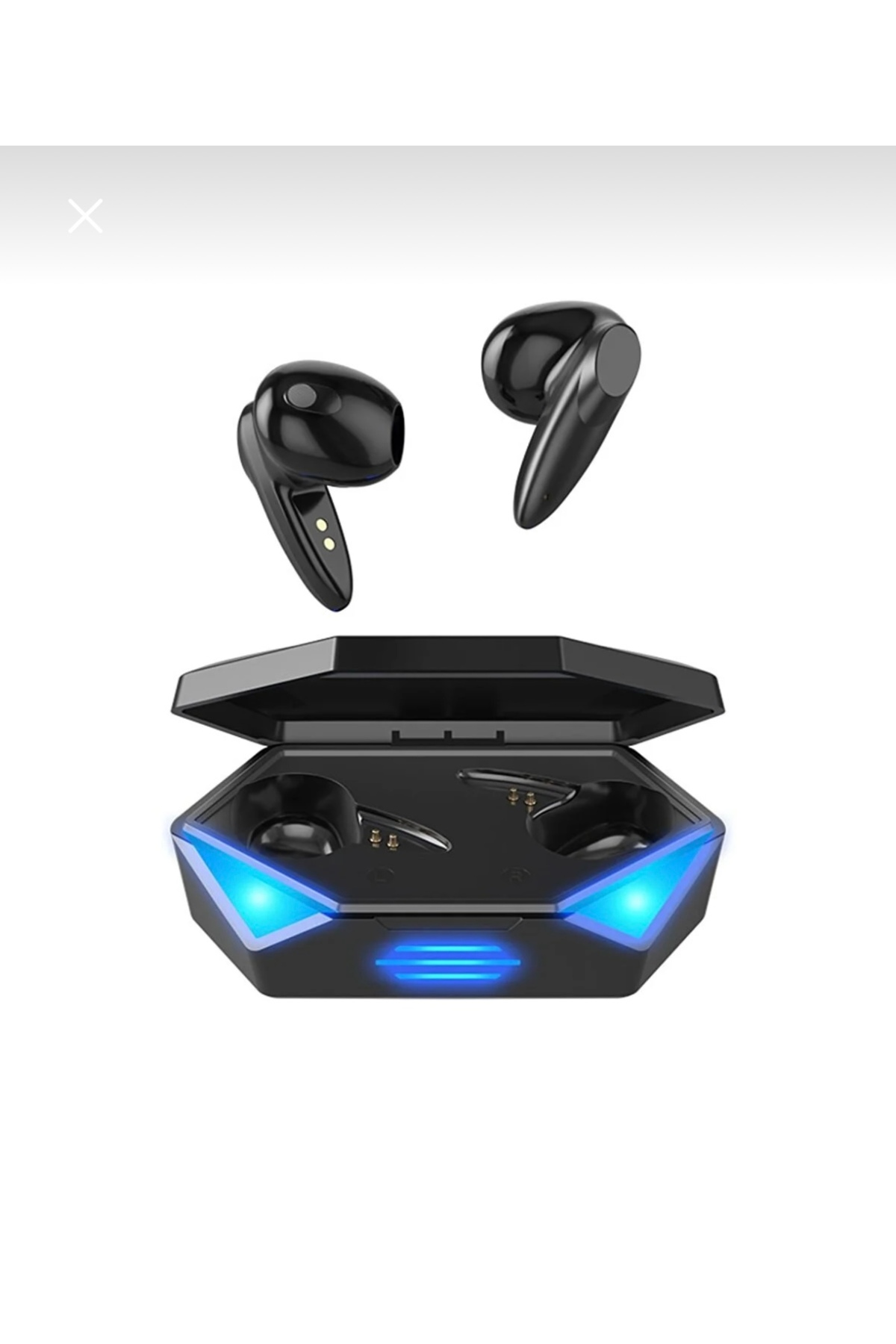 Işıklı Kulakiçi Kablosuz Bluetooth Kulaklık Oyuncu Kulaklığı Çift Mikrofonlu
