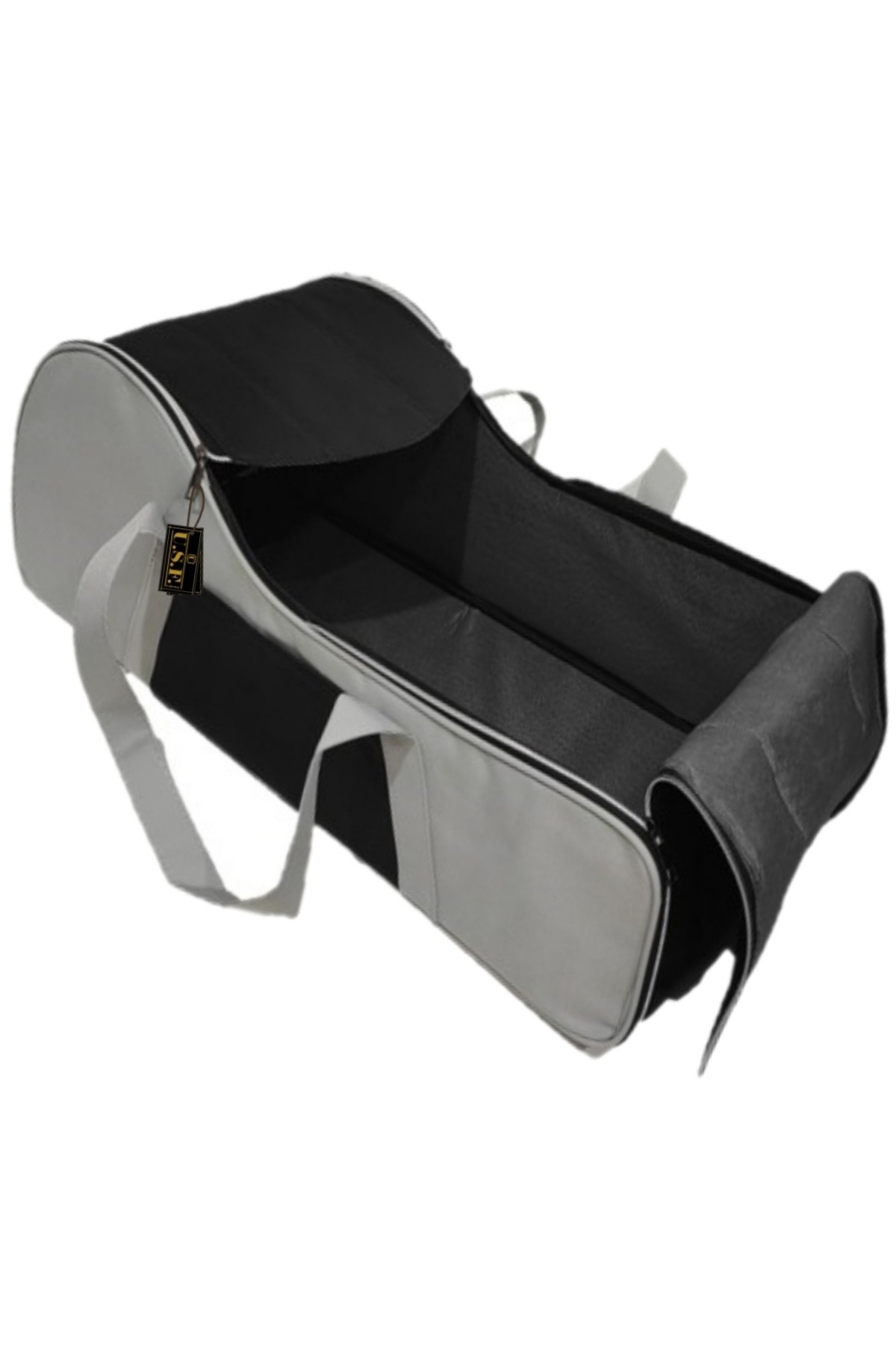 USF Açık Gri Siyah Portbebe Ana Kucağı Puset Bebek Taşıma sıvı Ve Rüzgar Geçirmez fotoğrafı 2 (önizleme)