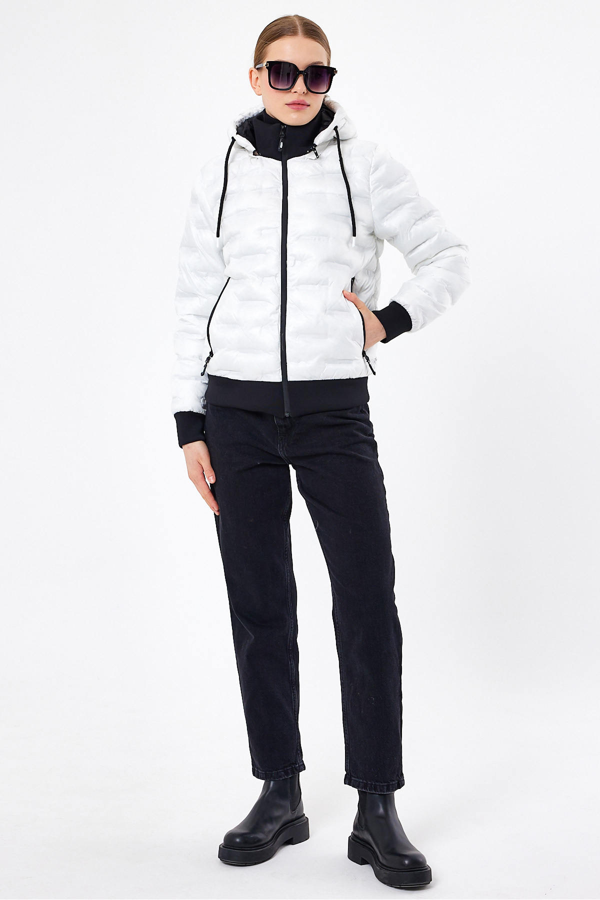 Rodi  Kadın Lastikli Mont Rd23kb234127 - Görsel 2