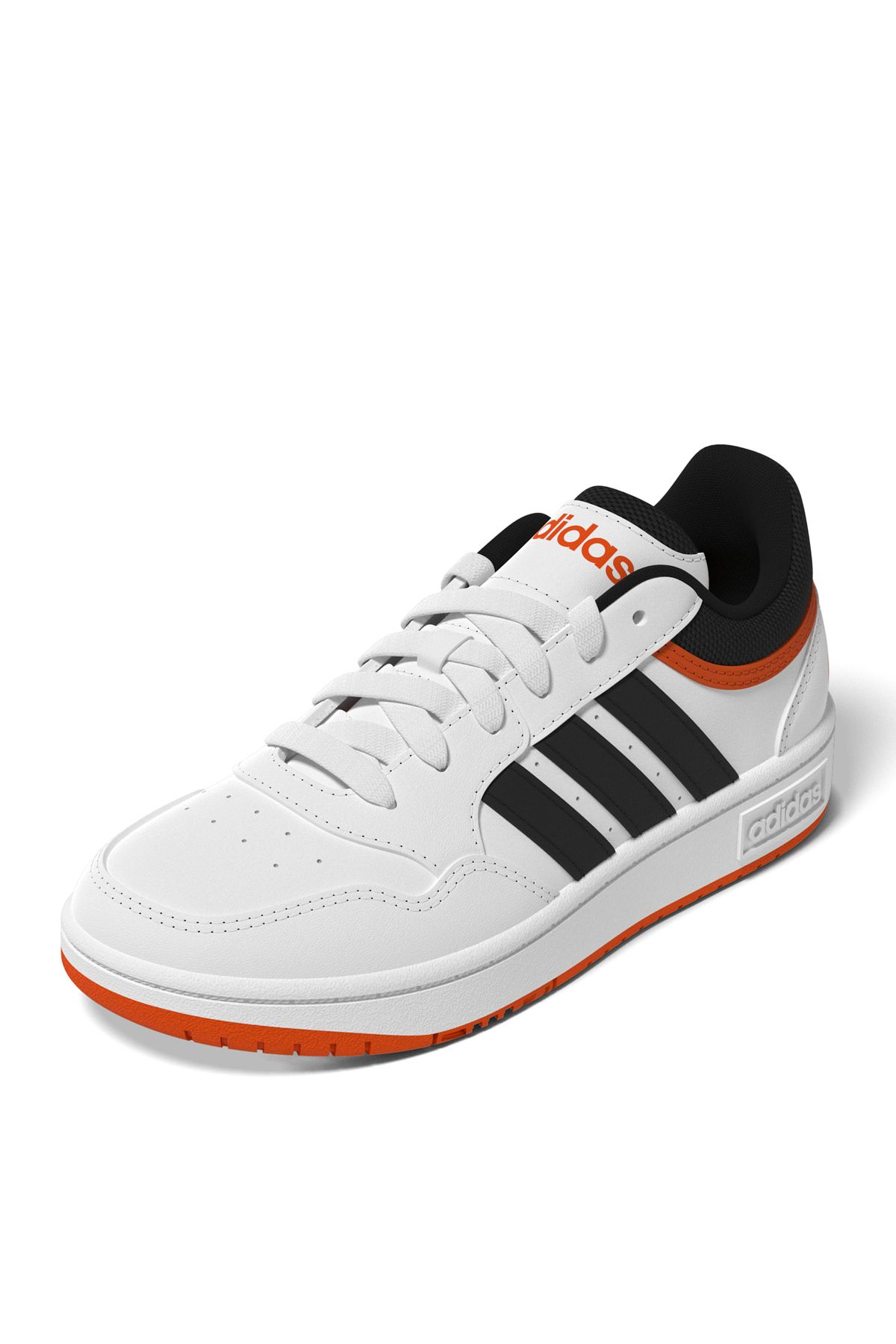 adidas کفش پیاده روی پسرانه سفید IG3828-HOOPS 3.0 K