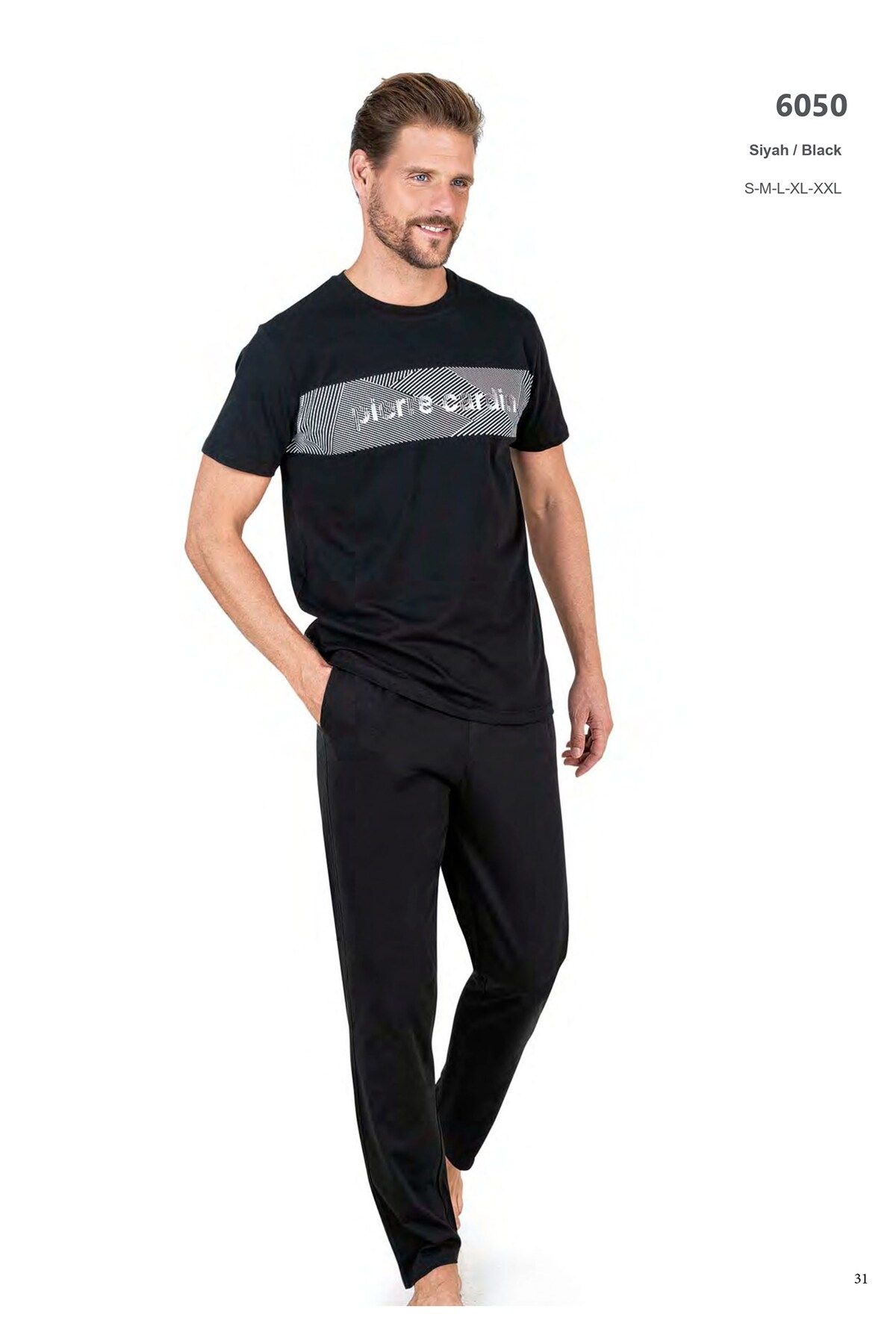 ست لباس خواب مردانه 6050 Pierre Cardin