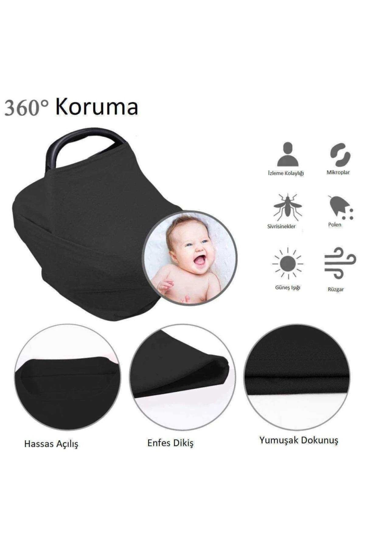 JUNİPERUS-Multi-Purpose Functional Stroller and Breastfeeding Cover 4