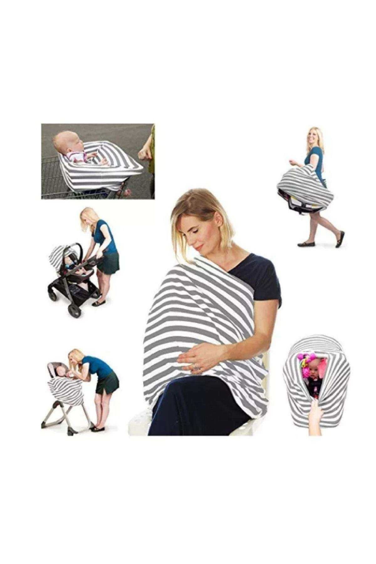 JUNİPERUS-Multi-Purpose Functional Stroller and Breastfeeding Cover 5