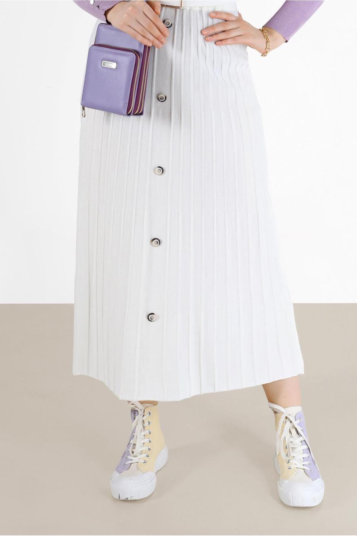 دامن زنانه آلوینا | 22KETK0060207 Alvina - Image 4