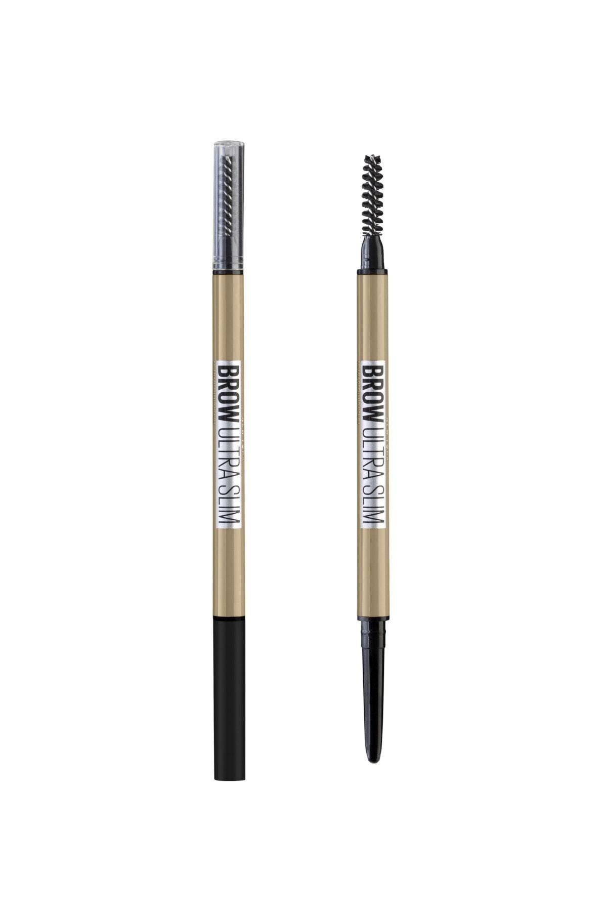 Maybelline New York مداد ابرو Brow Ultra Slim دو طرفه شماره 01 رنگ بلوند