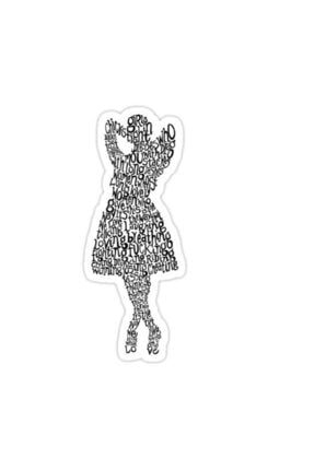 Dar Elbiseler Kızlar Araba Oto Arma Duvar Sticker Ev Dekoratif Çıkartma 15 cm X68T1096