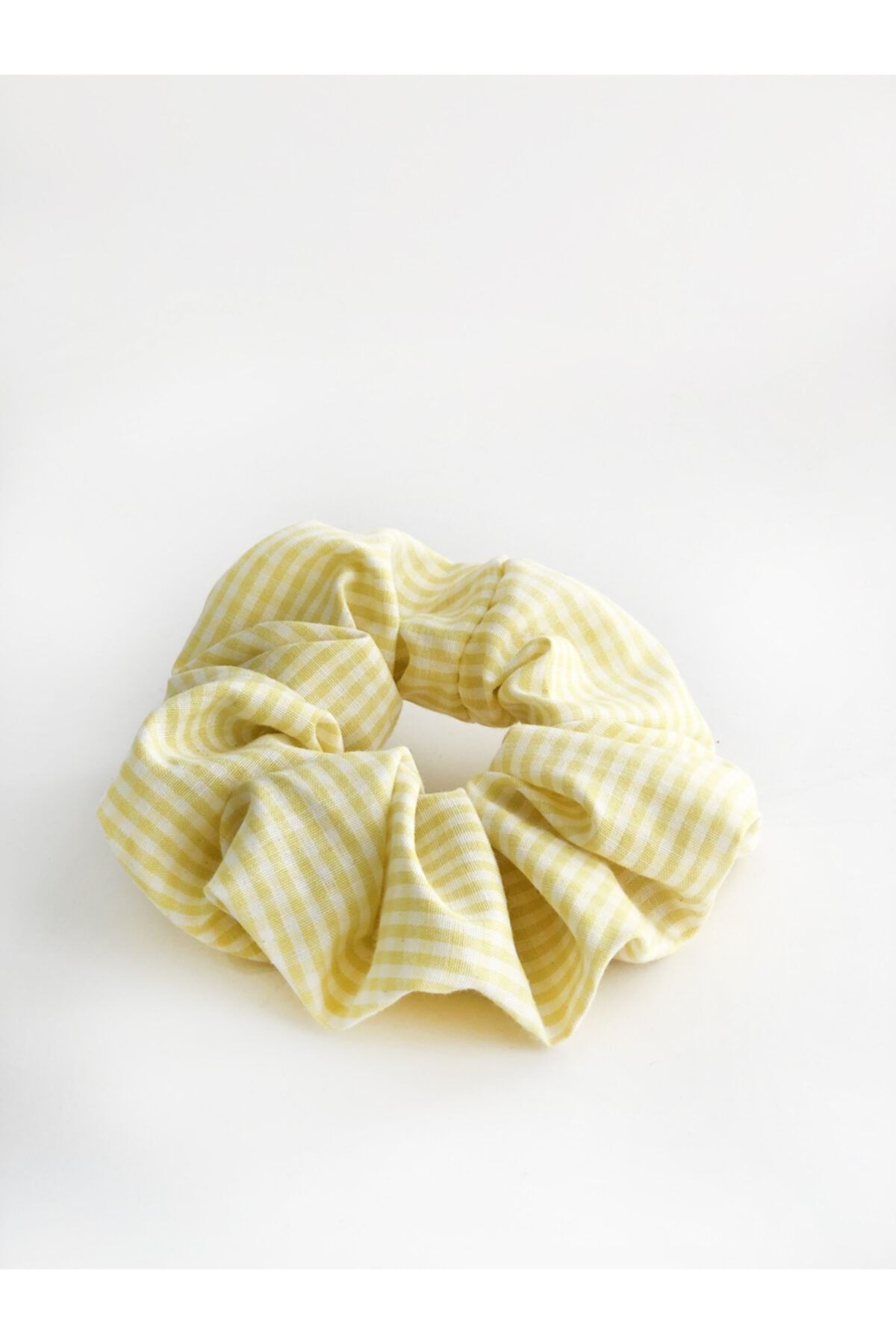 Woollyland-Set of 7 Gingham Scrunchie Buckles in Various Colors 4