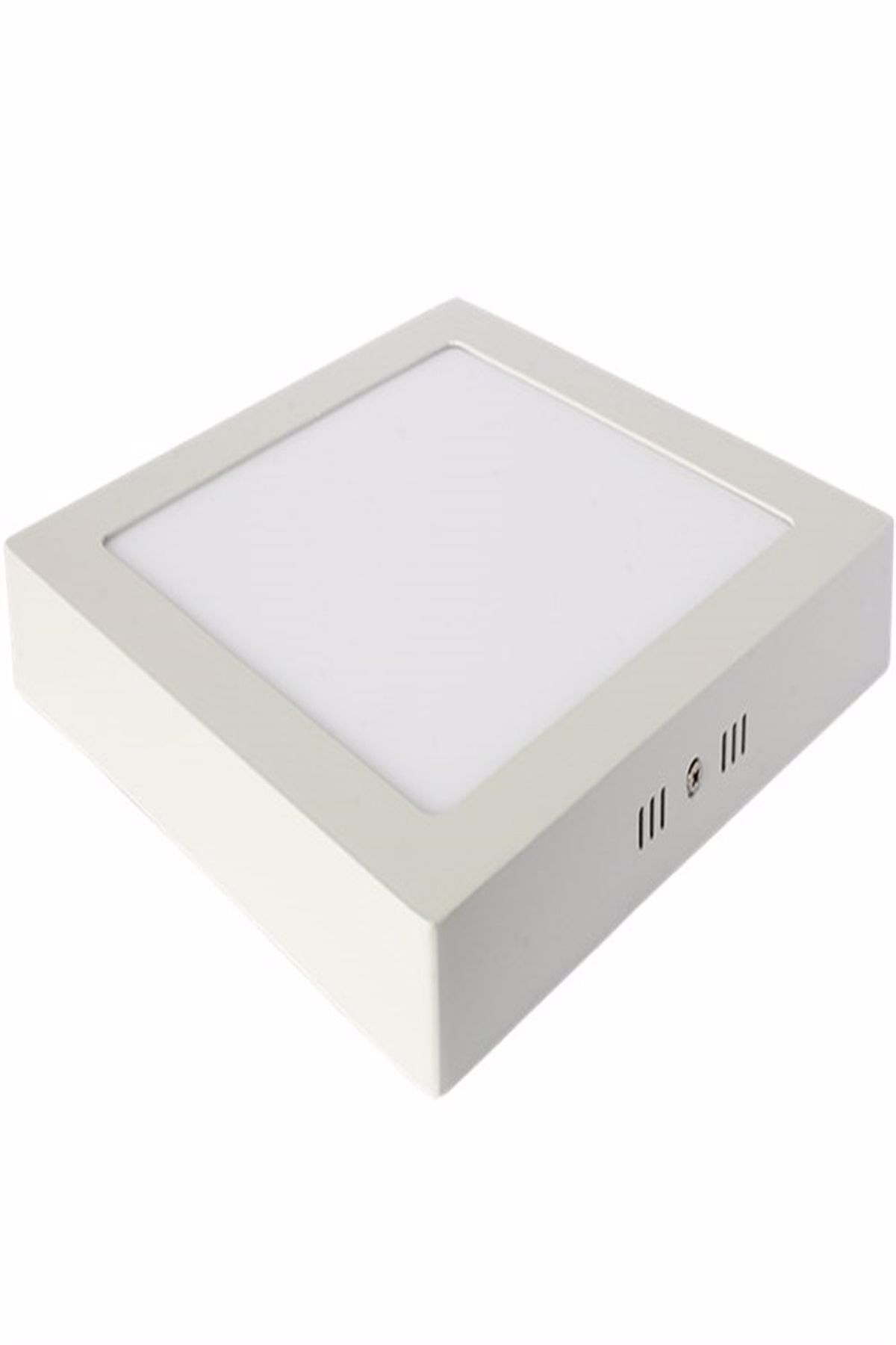 Nisa-Led Ceiling WC Pantry Office Lamp 18 W Square Luminaire Surface Mounted 2700 K Yellow Light 220 V (PLUG AND PLAY) 2