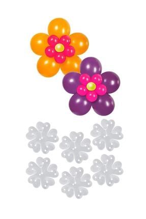 Balonları Bir Araya Getirme Takviyesi Papatya Çiçek Balon Yapma Aparatı 11'li 6 Adet AKERBALONAPARATI00001