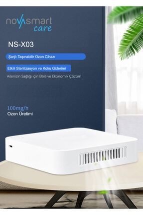 Ns-x03 Mini Şarjlı Ozon Cihazı NS-X03