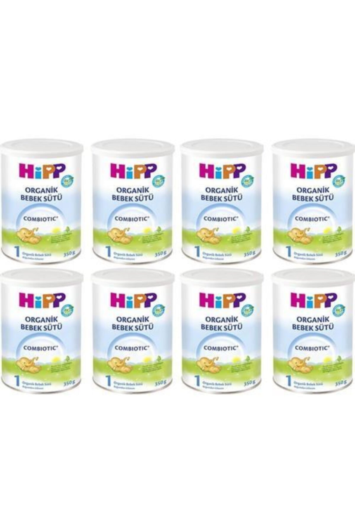 Hipp 1 Organik Combiotic Bebek Sütü 350 gr 8'li