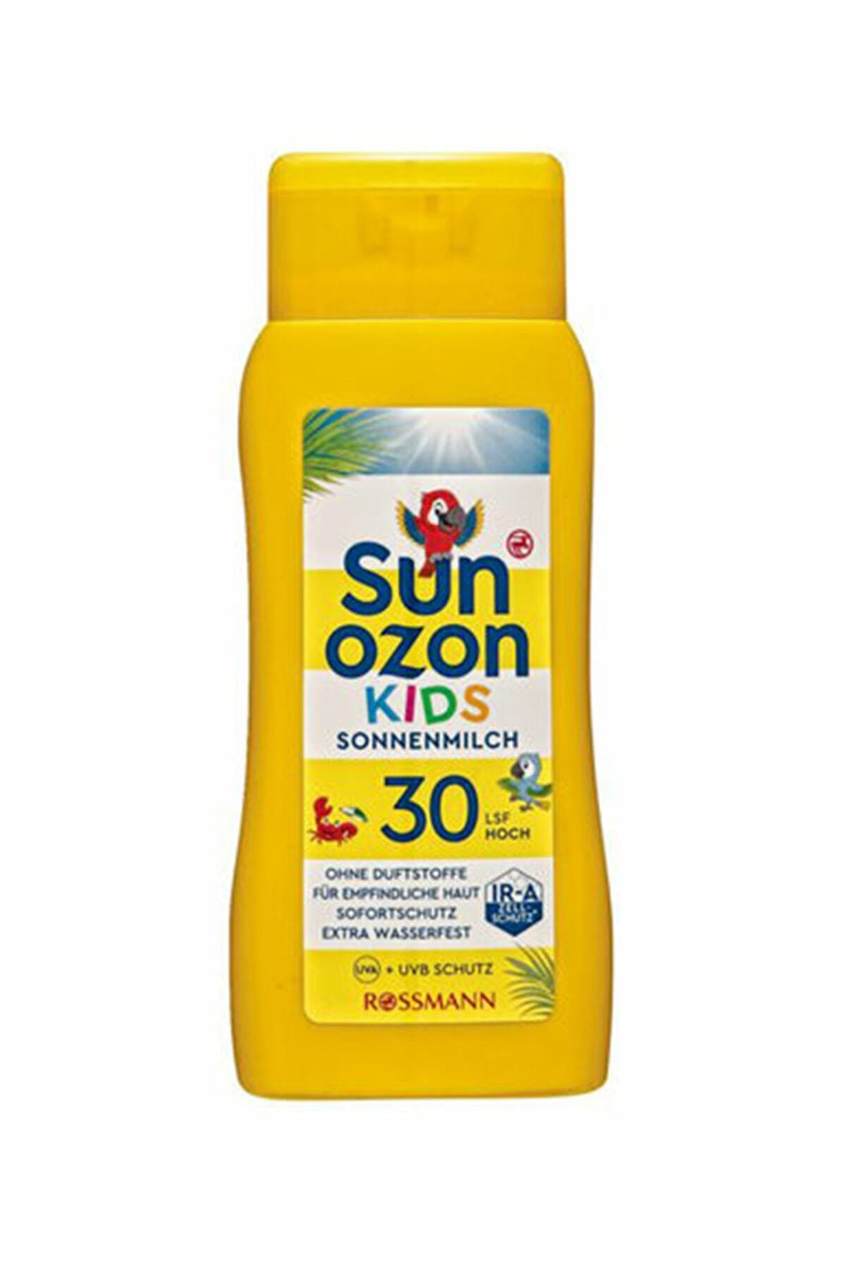 Kids Çoçuk Bebek Güneş Sütü Koruyucu Güneş Alerji Kremi Rossman Spf 30 200ml — SUNOZONKİD01