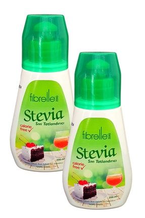Stevia Sıvı Tatlandırıcı Sıfır Kalori 200 Ml X 2 Adet 7276.2