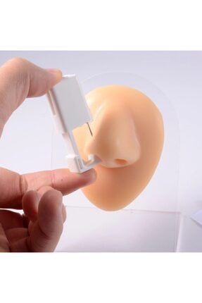 Piercing Kulak Delme Tabancası 1 Adet Tek Kullanımlık Güvenli Steril Piercing Ünitesi Piercing Delme Tabancası