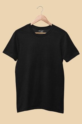 Unisex Basic Siyah T-shirt ART100