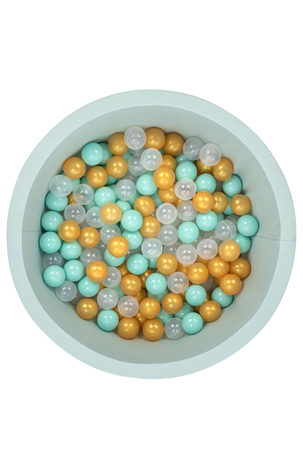 Wellgro Bubble Pops Mint Ball Pool и мятный прозрачный золотой шар 8682431622093