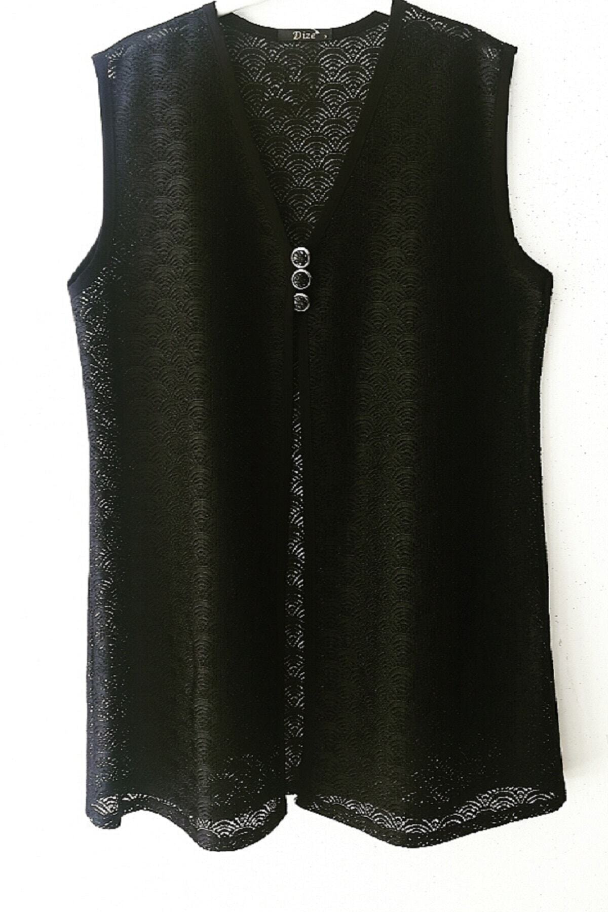 Nacar  File Tarzı Büyük Beden Anne Yelek