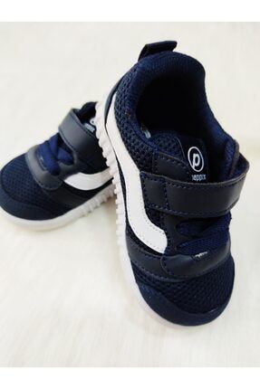 Erkek Bebek Lacivert Beyaz Ilk Adım Ayakkabısı T611Ç94