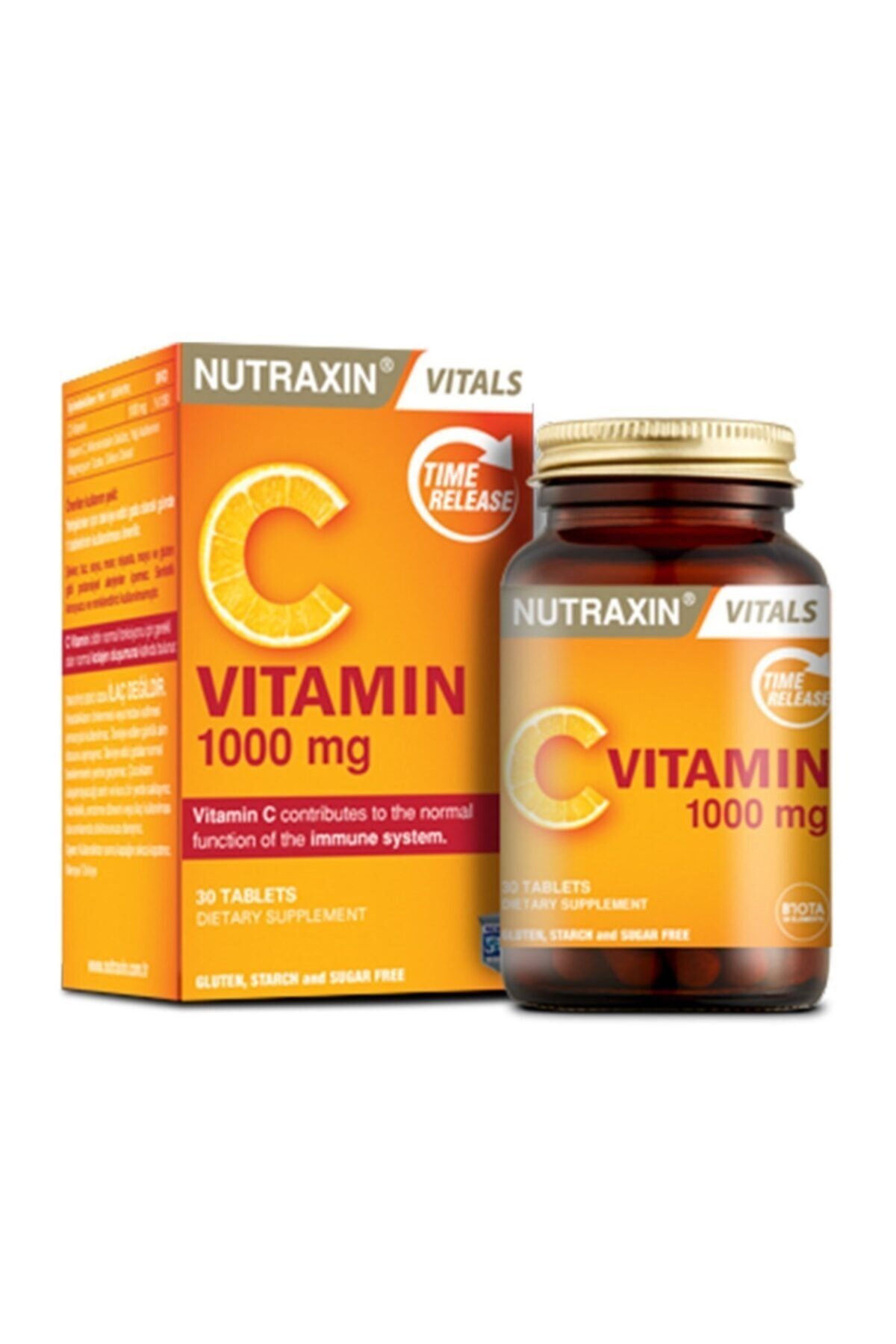 ویتامین Nutraxin C 1000 میلی‌لیتر 30 قرص اورجینال - تصویر 1