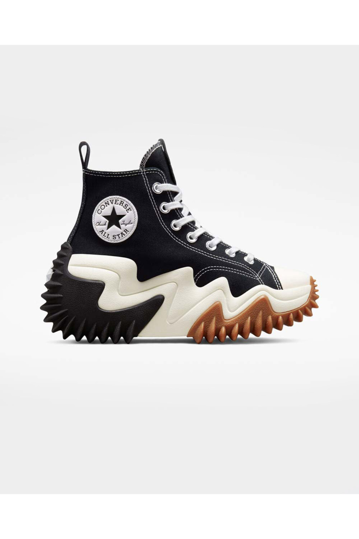 Converse RUN STAR MOTION HI BLACK/WHITE/GUM HONEY