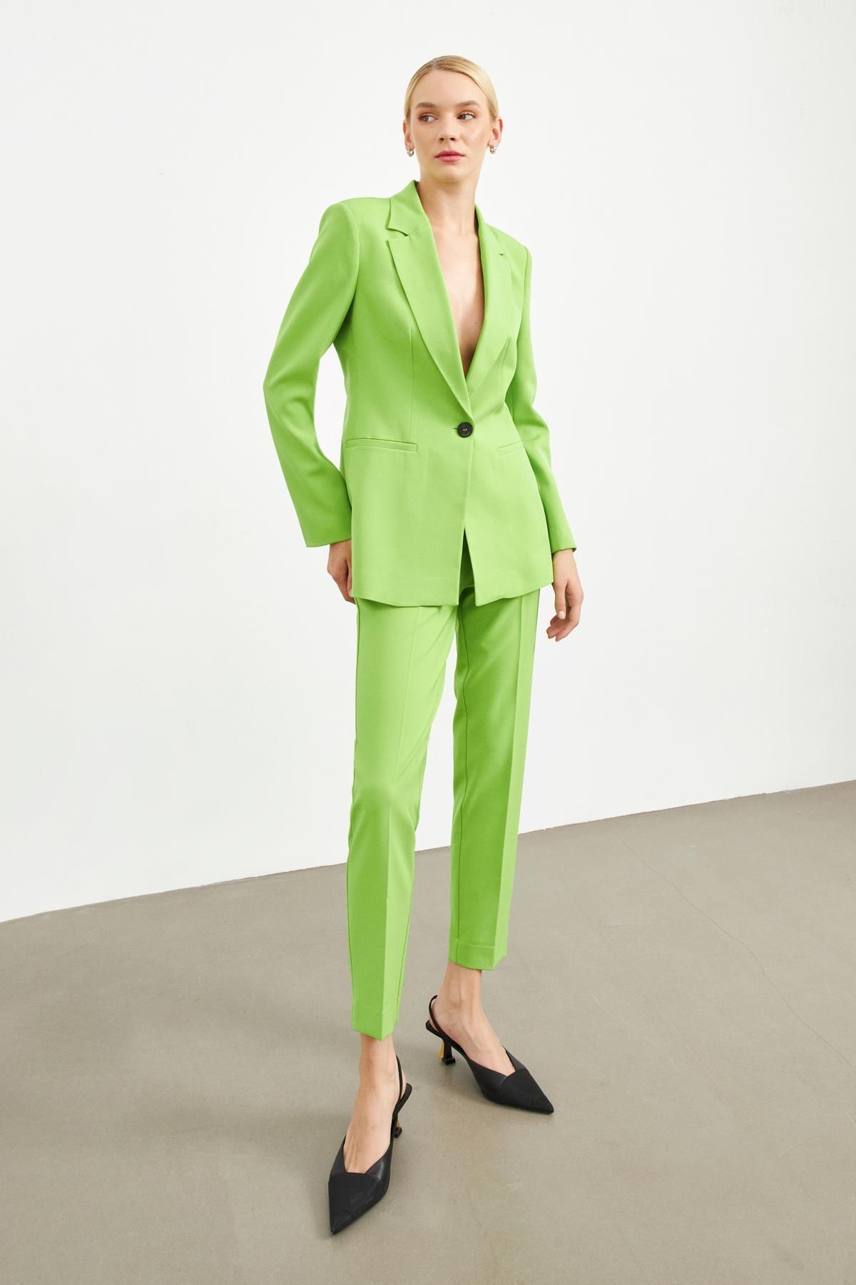 Neon green jacket store zara