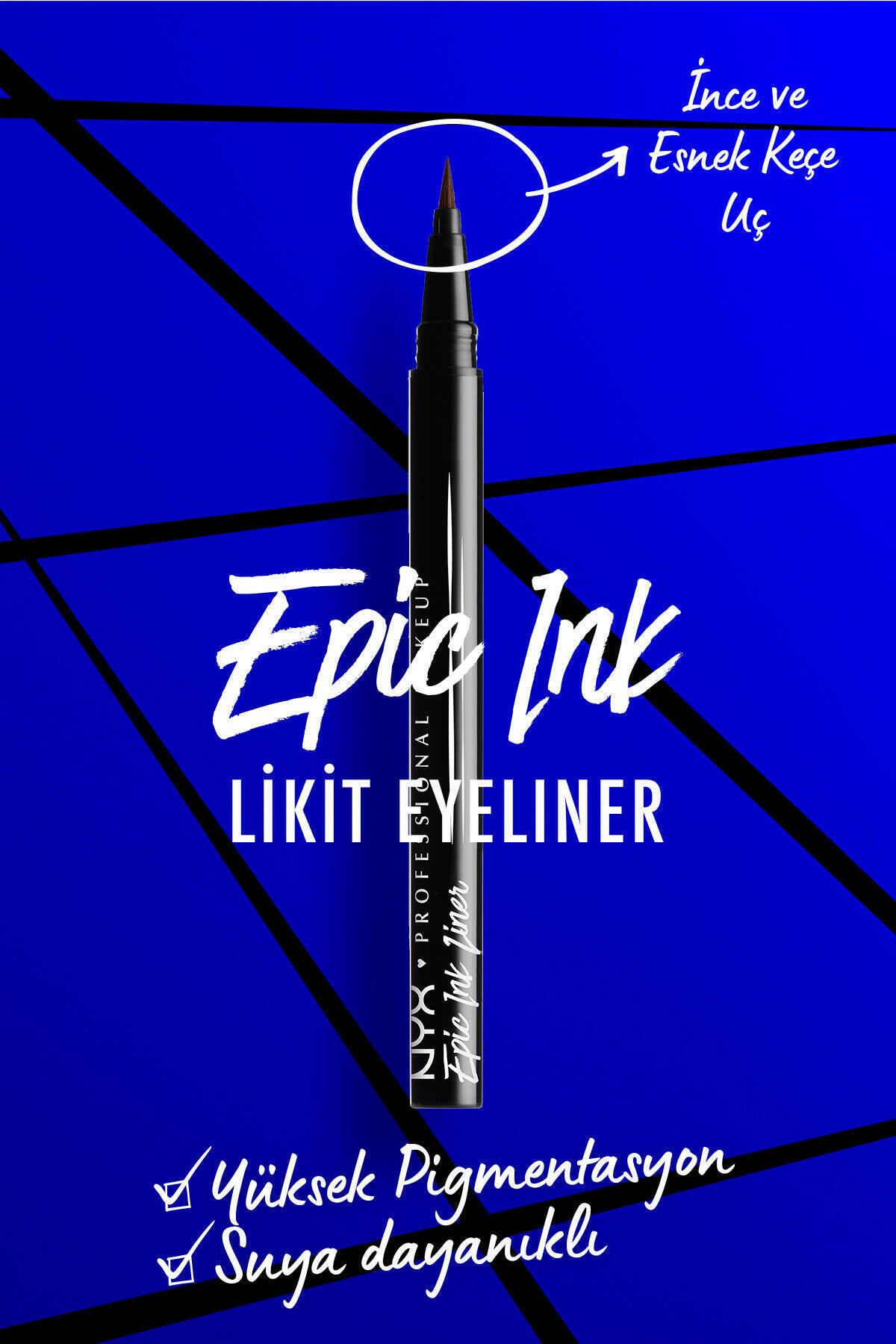 NYX Professional Makeup Kahverengi Eyeliner Epic Ink Liner Brown
