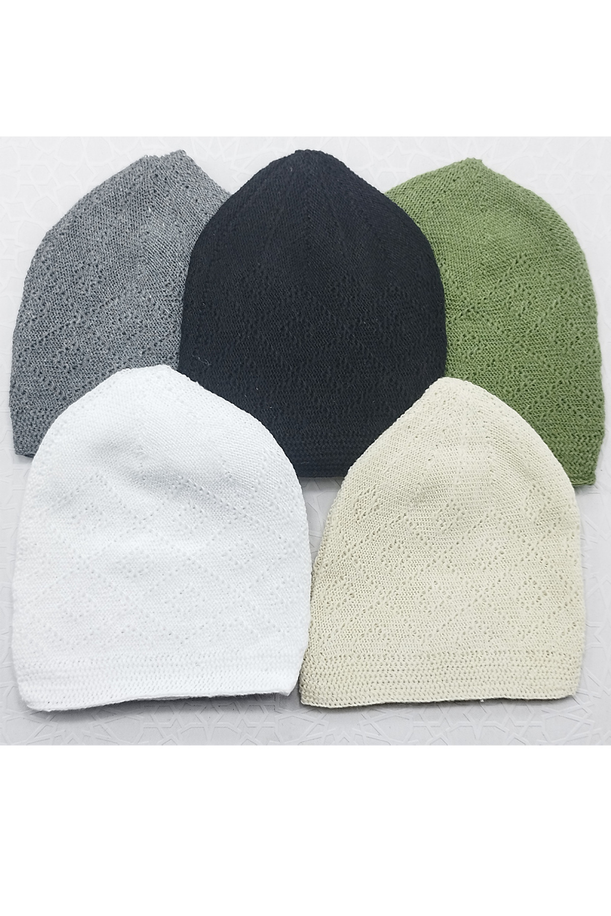 devhome Renkli Namaz Takkesi 10'lu Set | Hac, Umre, Mevlüt Ve Hediyelik Için Ideal