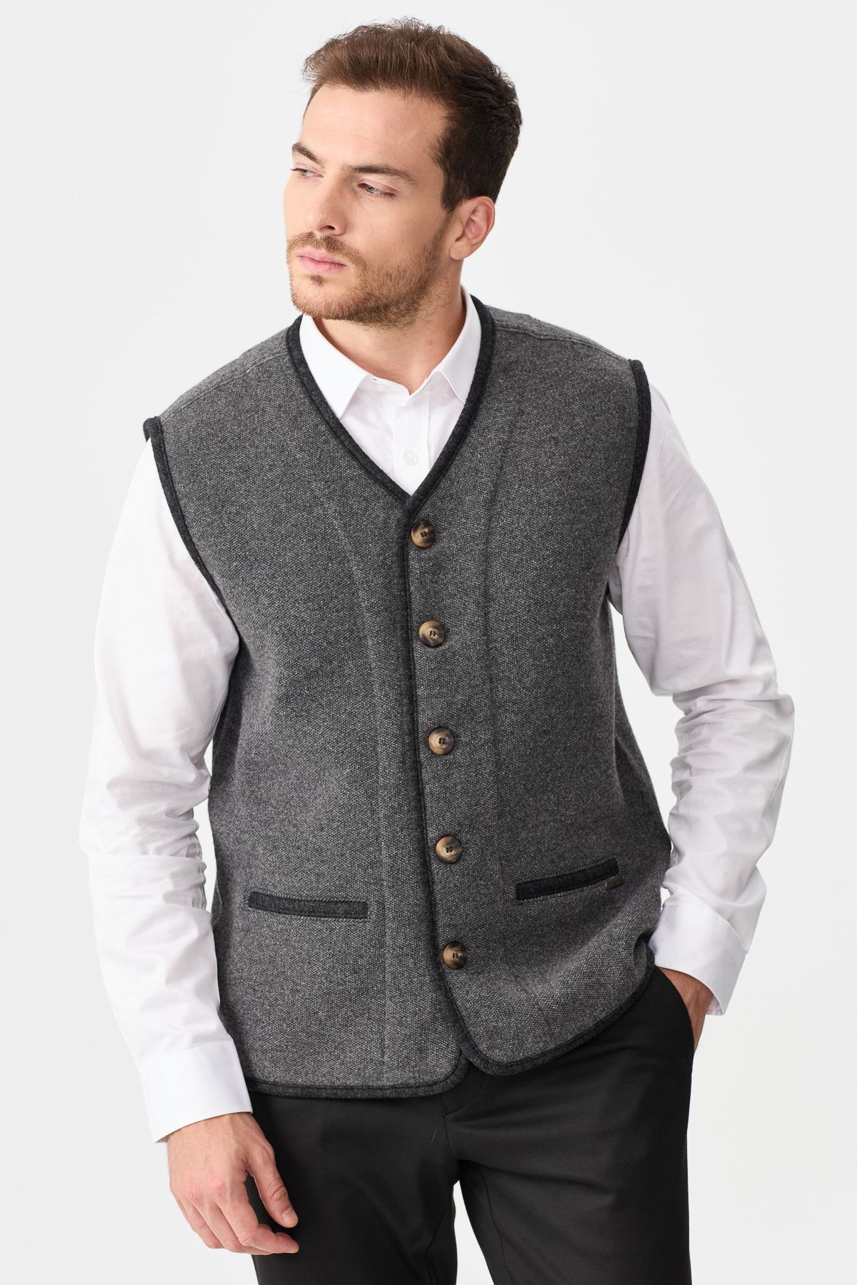 Men's wool hotsell vest outerwear