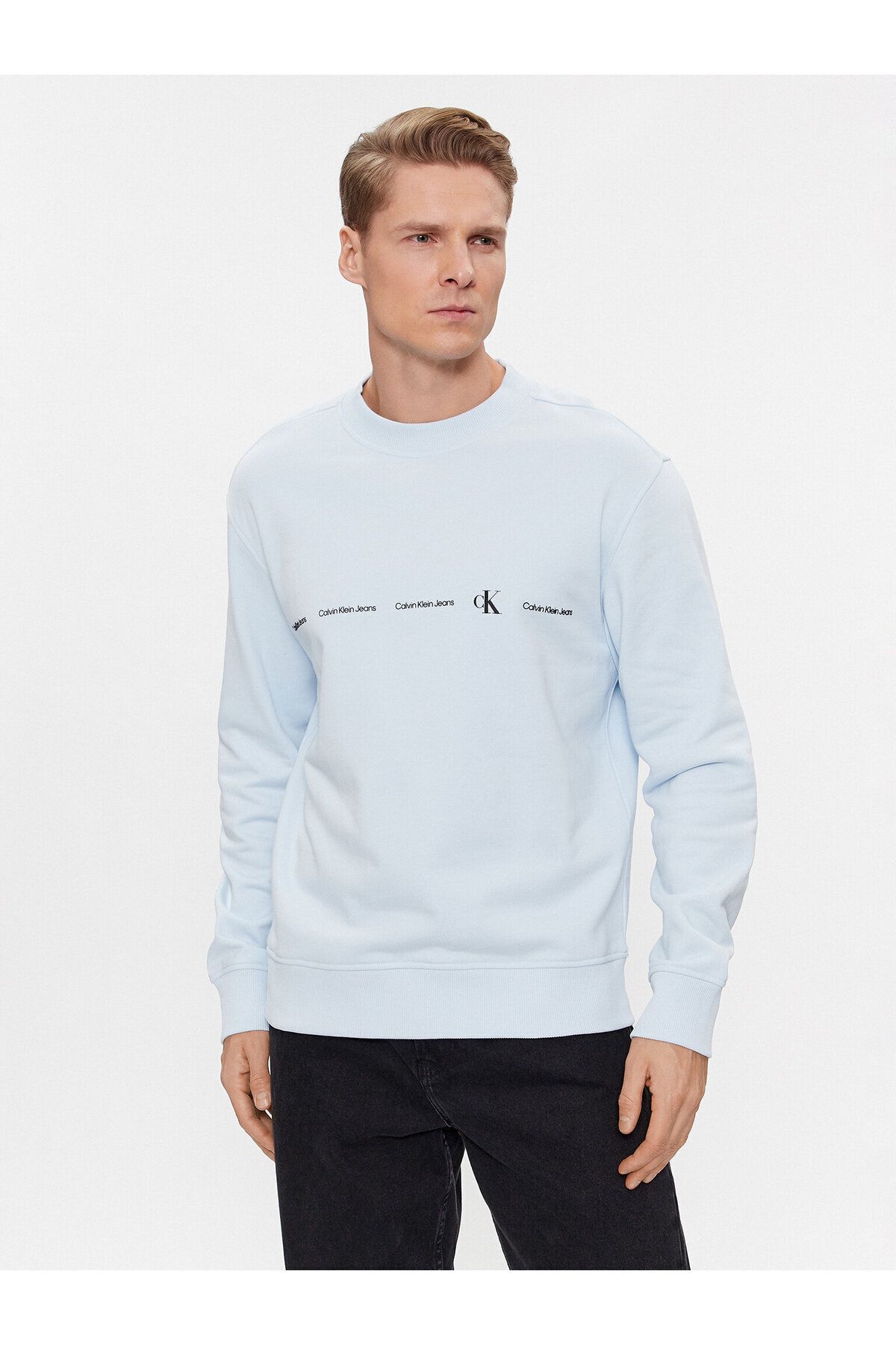Grey calvin klein 2025 sweater