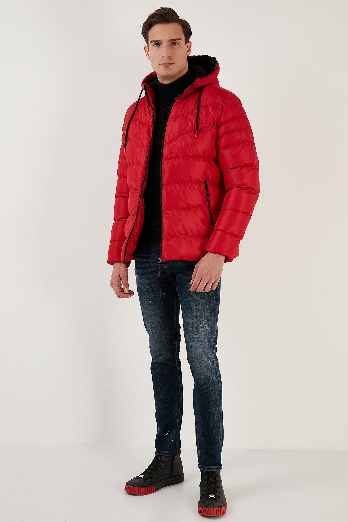 Slim fit puffer hotsell coat