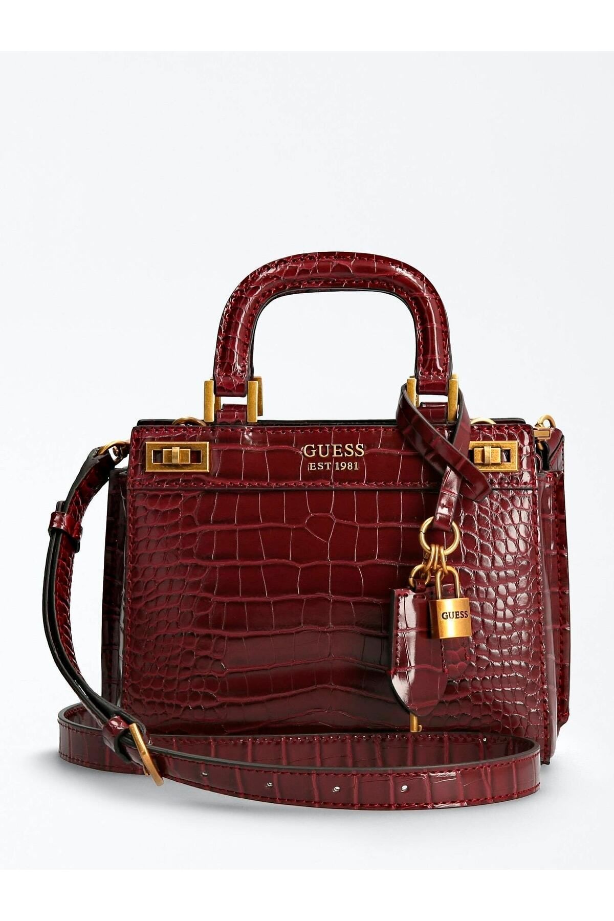 Guess burgundy bag shop