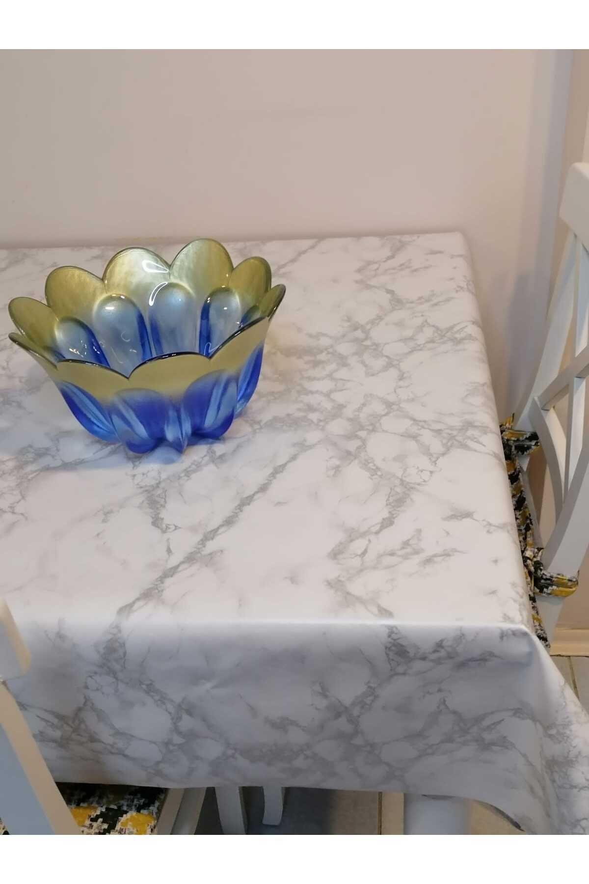 ELYAFLI PVC MUŞAMBA - DESENLİ SİLİNEBİLİR MASA ÖRTÜSÜ - 4