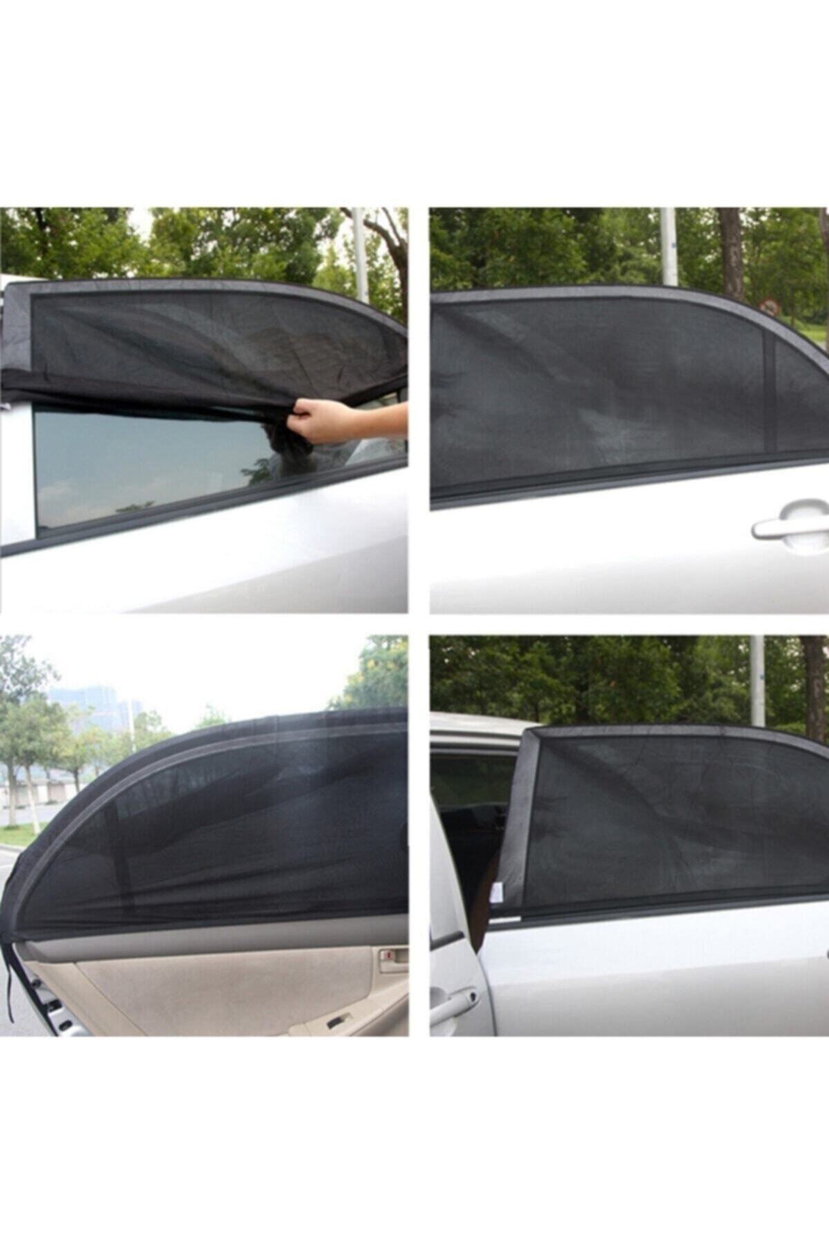 Ankaflex 2 Adet Araba Oto Arka Yan Cam Için Güneşlik Bebek Emzirme Perdesi fotoğrafı 4 (önizleme)