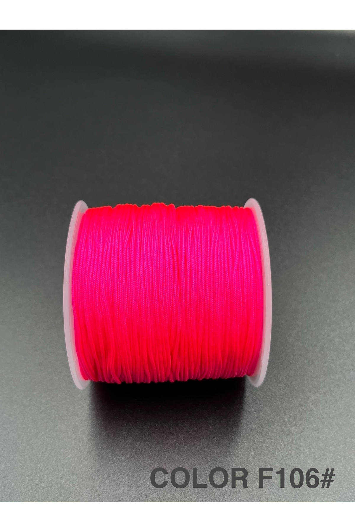 0.8 mm Fuchsia Pink Parachute Rope Color F106 Jewelry Making Accessory (100 Meters)