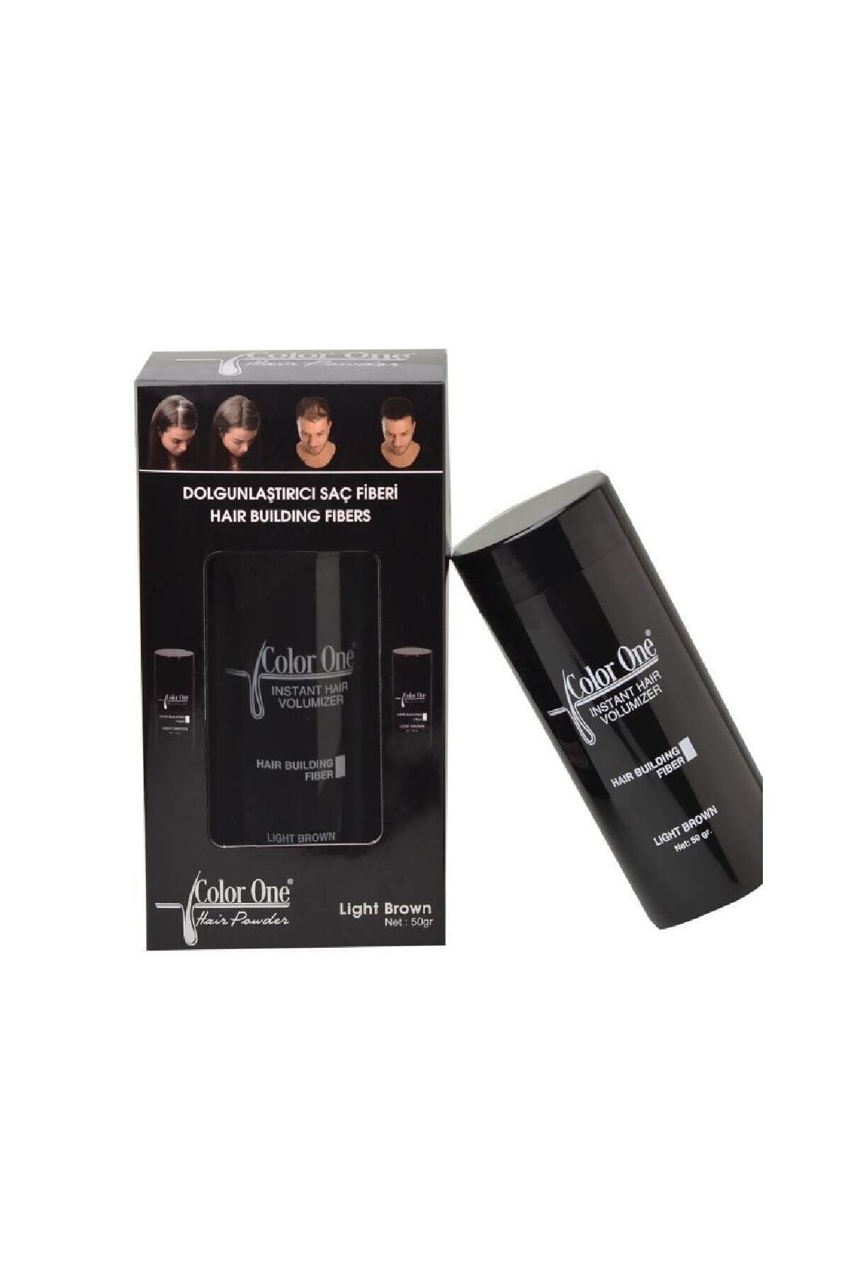 Color One Fibers Light Brown Dolgunlaştırıcı Saç Fiberi Açık Kahve 50 gr